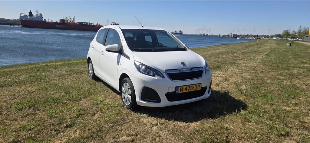 Peugeot 108 1.0 5d 2021 airco carplay navigatie en camera, Stof, 4 stoelen, Wit, Origineel Nederlands