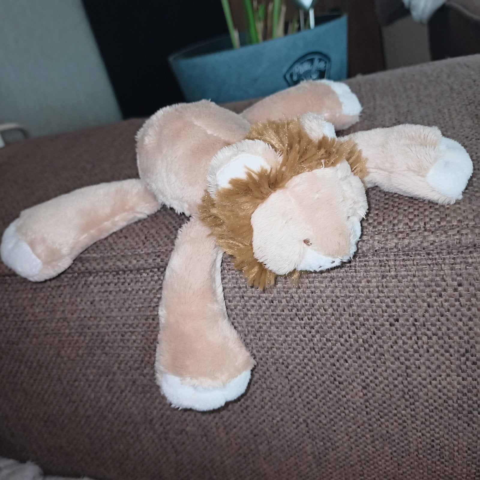 Happy horse, unilever, bruin beige leeuwtje., Happy Horse, Ophalen of Verzenden, Zo goed als nieuw, Wasbaar