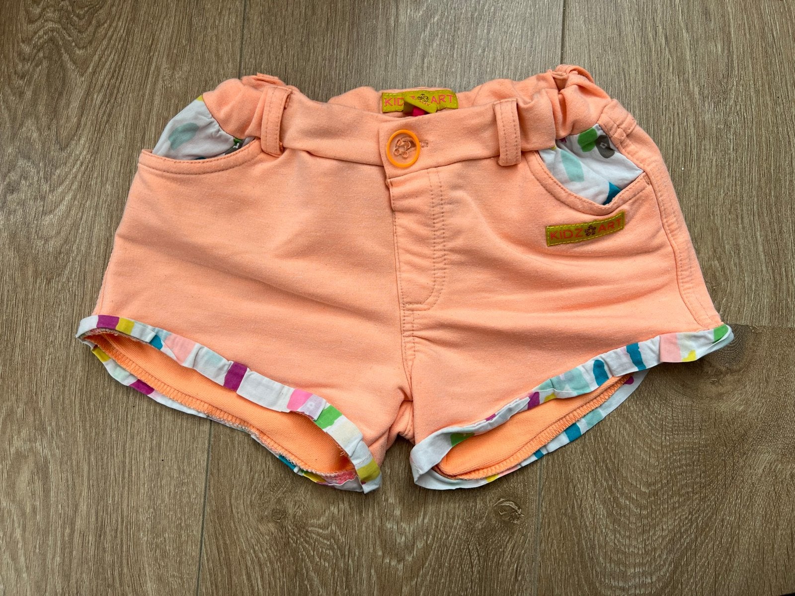 KidzArt korte broek oranje maat 134/140, Ophalen of Verzenden, Gebruikt, Meisje, Broek