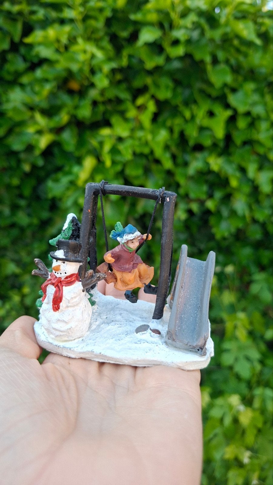 Kerst dorp schommel, Ophalen of Verzenden