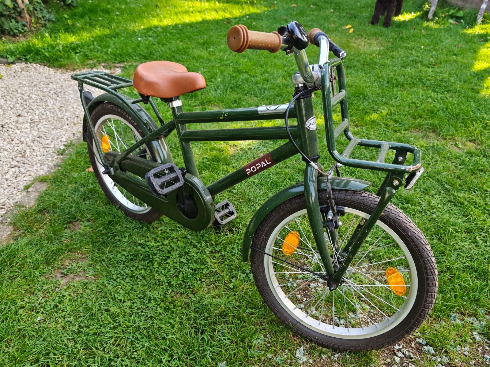 Popal kinderfiets 18 inch - Stoere kleuren, ongebruikt, Ophalen, Terugtraprem, Popal, 16 tot 20 inch