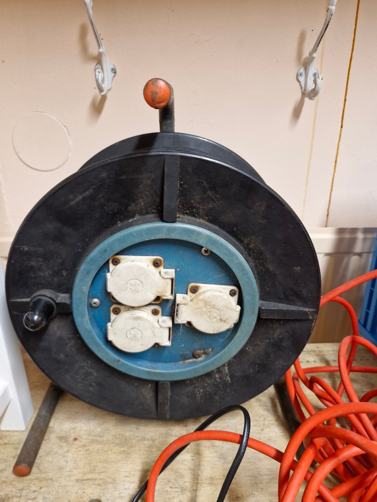 haspel geschikt voor buiten, Ophalen of Verzenden, Kabel of Snoer