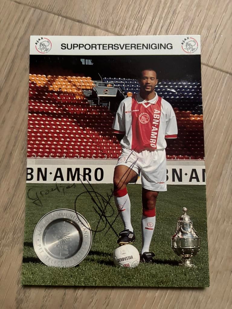 Dean Gorre - Ajax Spelerskaart met Handtekening, Verzamelen, Sportartikelen en Voetbal, Ophalen of Verzenden, Ajax, Spelerskaart