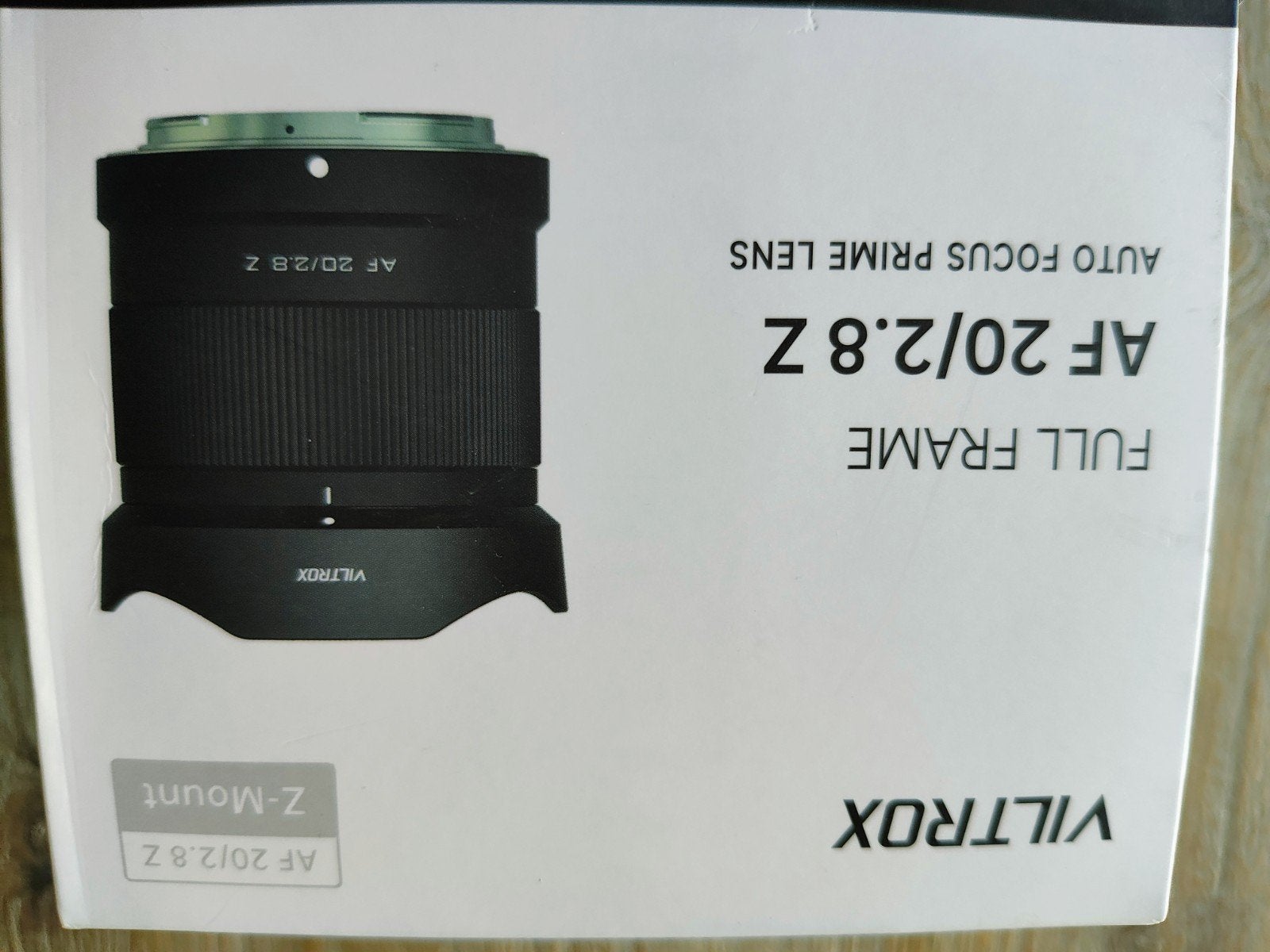 Nieuw Viltrox AF 20/2.8 Z-Mount objectief - Ongebruikt!, Audio, Tv en Foto, Fotografie | Lenzen en Objectieven, Autofocus, Nikon Z-mount