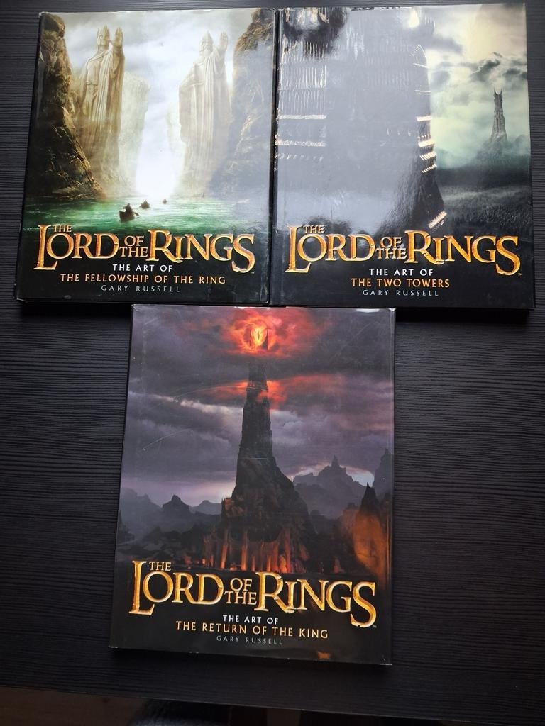 The Art of The Lord of the Rings (3 boeken), Ophalen of Verzenden, Gebruikt, Boek of Poster