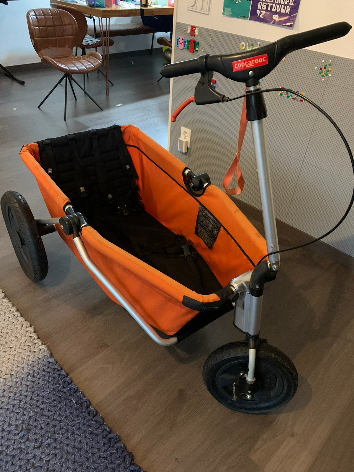 Coocarooc Breeze: opvouwbare inkapbare bolderkar / zeepkist, Ophalen, Opvouwbaar, Gebruikt