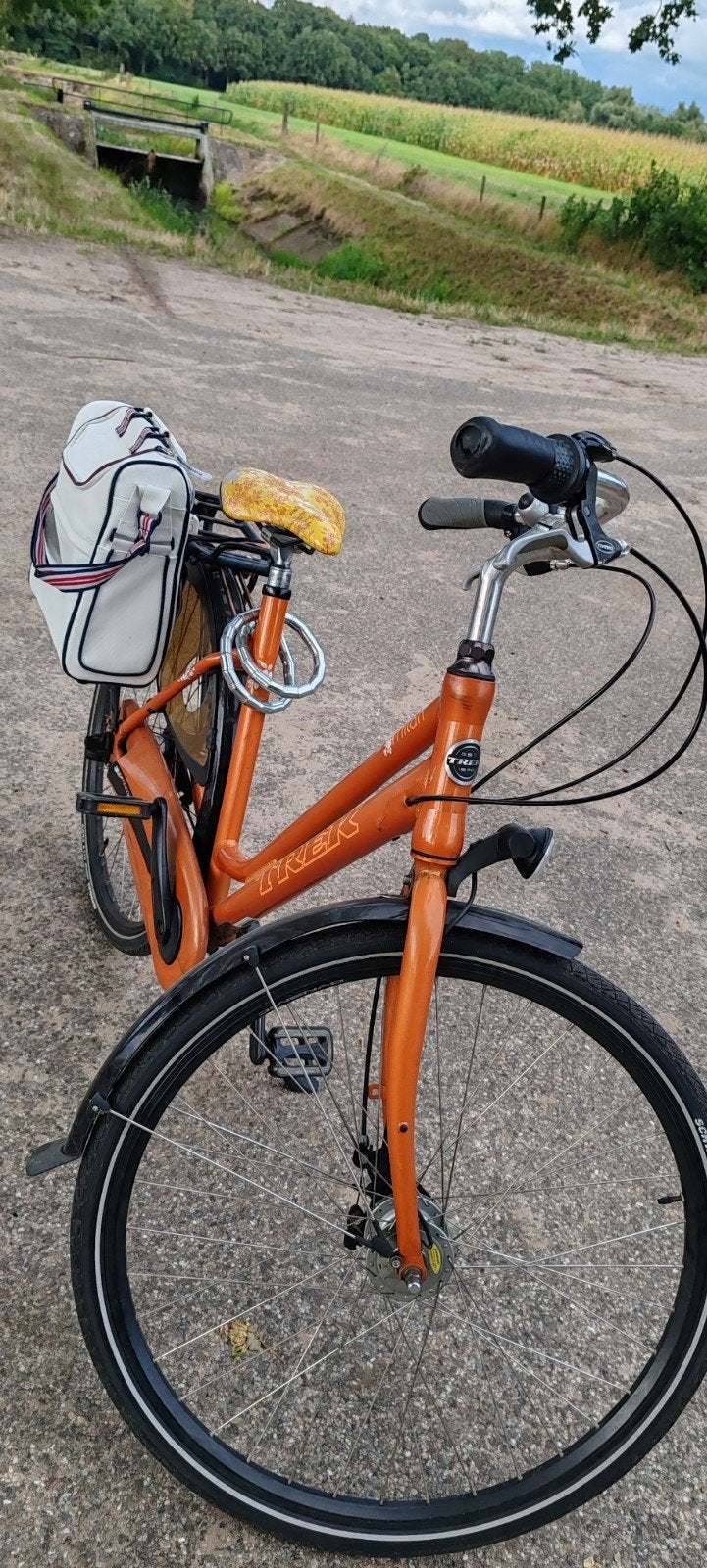 Te koop damesfiets, Schijfrem, Ophalen, Overige merken, Minder dan 10 versnellingen