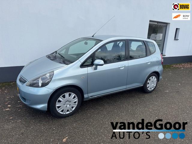 Honda Jazz 1.4 LS, '05, 5-drs, airco, goede apk !, Voorwielaandrijving, 4 cilinders, Blauw, Metallic lak