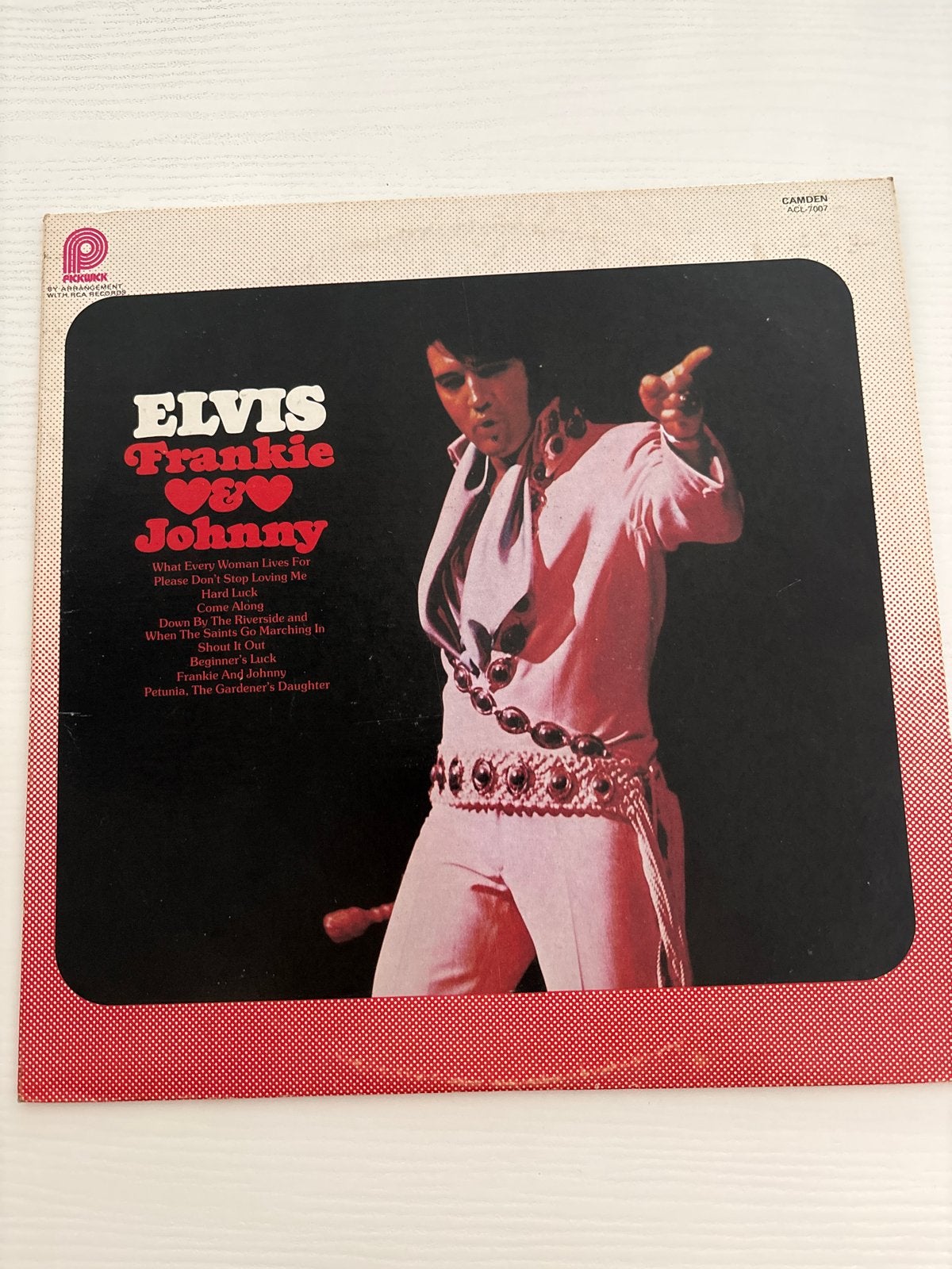 Elvis Presley - Frankie & Johnny LP -Canada, Verzamelen, Ophalen of Verzenden, Zo goed als nieuw, Cd of Plaat