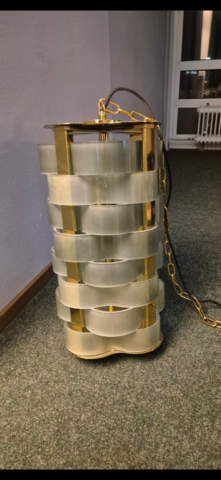Eichholtz Martinique Chandelier - Luxe Hanglamp, Huis en Inrichting, Ophalen of Verzenden, Gebruikt, Overige materialen, Luxe, Modern, Design