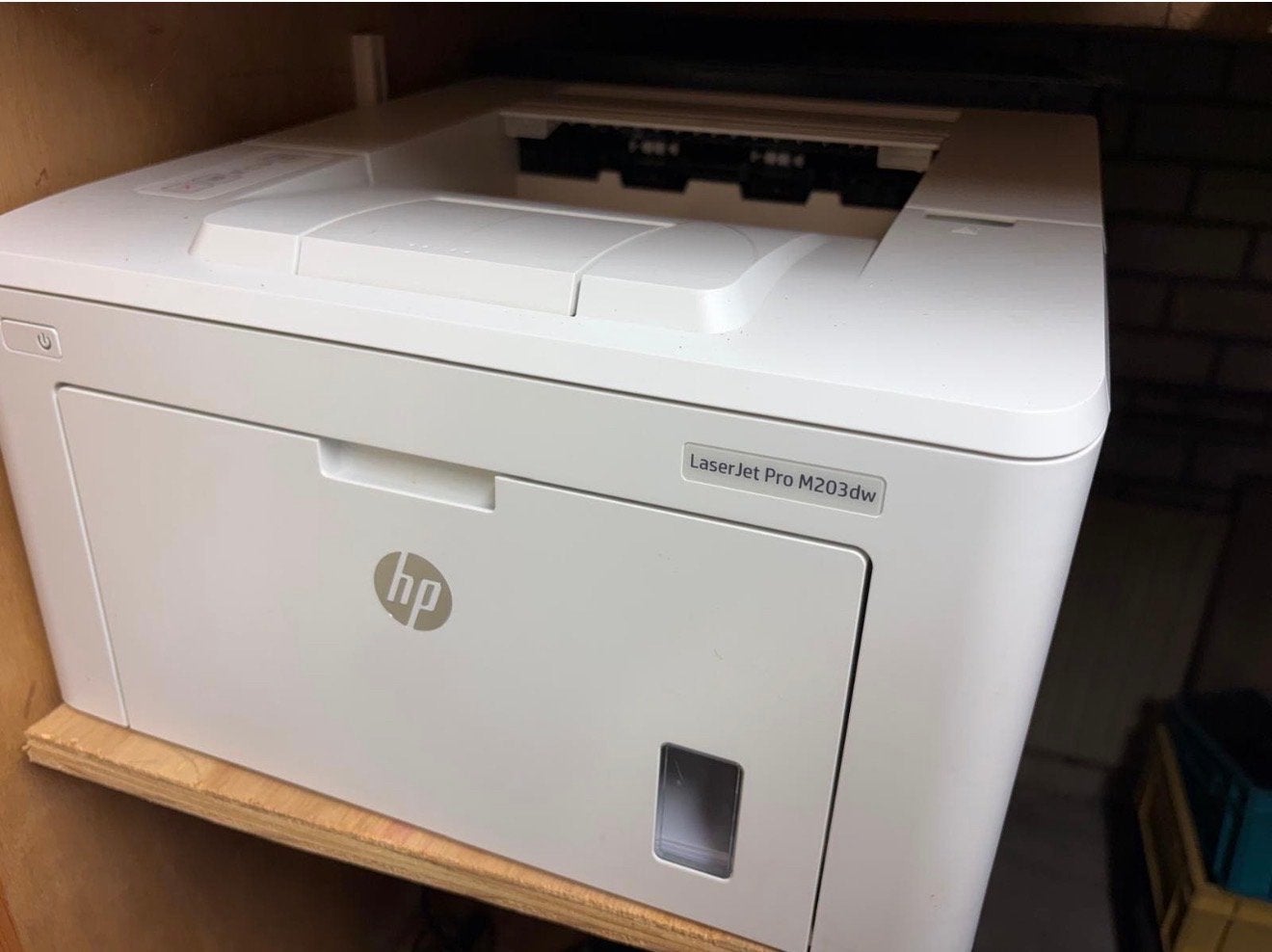 HP LaserJet Pro M203dw Laserprinter - Wit, Computers en Software, Printers, Ophalen, Zwart-en-wit printen, Printer, Zo goed als nieuw