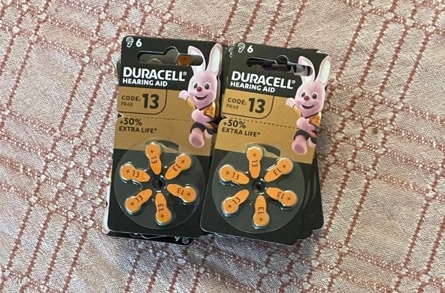 gehoorapparaat batterijen duracel 13 (12 x 6 batterijtjes), Ophalen of Verzenden, Nieuw