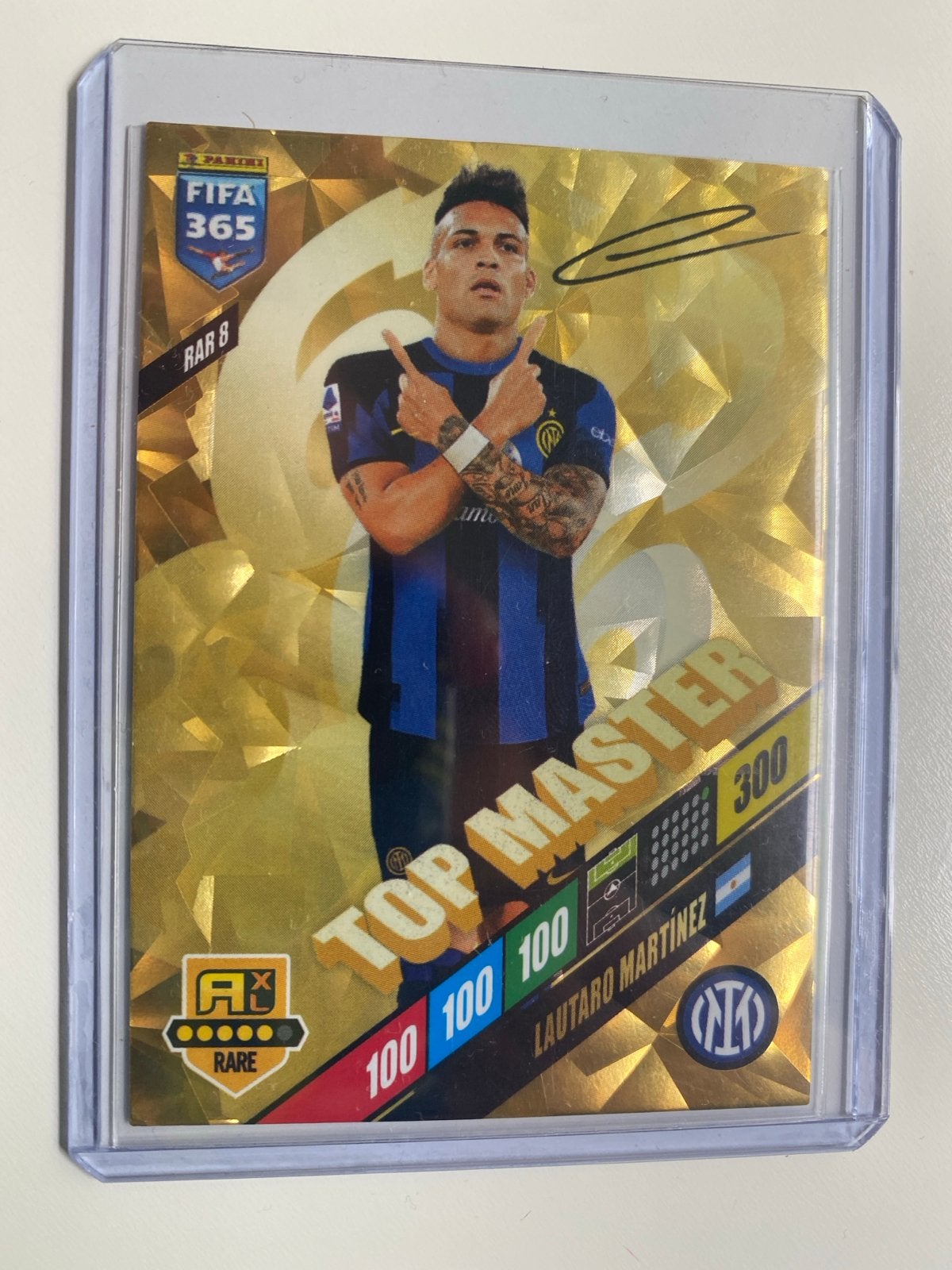 Lautaro Martinez Panini FIFA 365 Adrenalyn XL 2024 Top Maste, Verzamelen, Ophalen of Verzenden, Zo goed als nieuw, Buitenlandse clubs