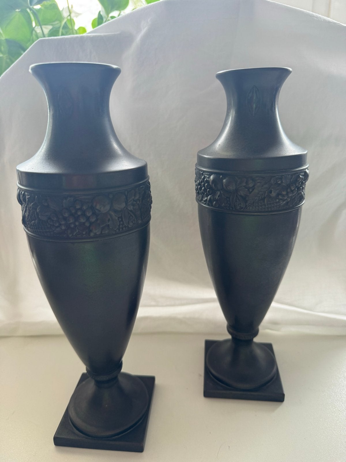 Set van 2 decoratieve vazen, 30cm hoog, Ophalen of Verzenden