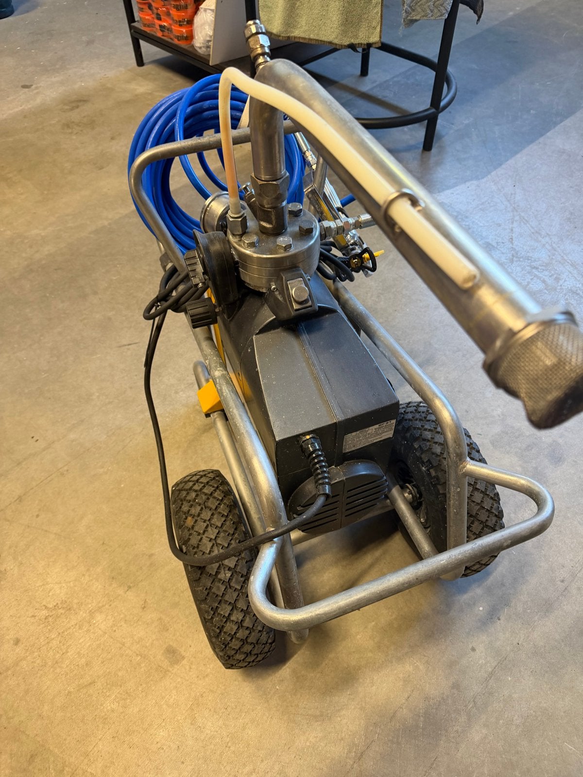 Wagner SF 31 Airless verfspuit - Zo goed als nieuw, Doe-het-zelf en Verbouw, Ophalen of Verzenden, Zo goed als nieuw, Verfspuit of Verfpomp