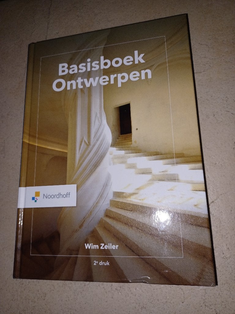Basisboek ontwerpen, ISBN 9789001575236, Wim Zeiler, Zo goed als nieuw, Beta, HBO