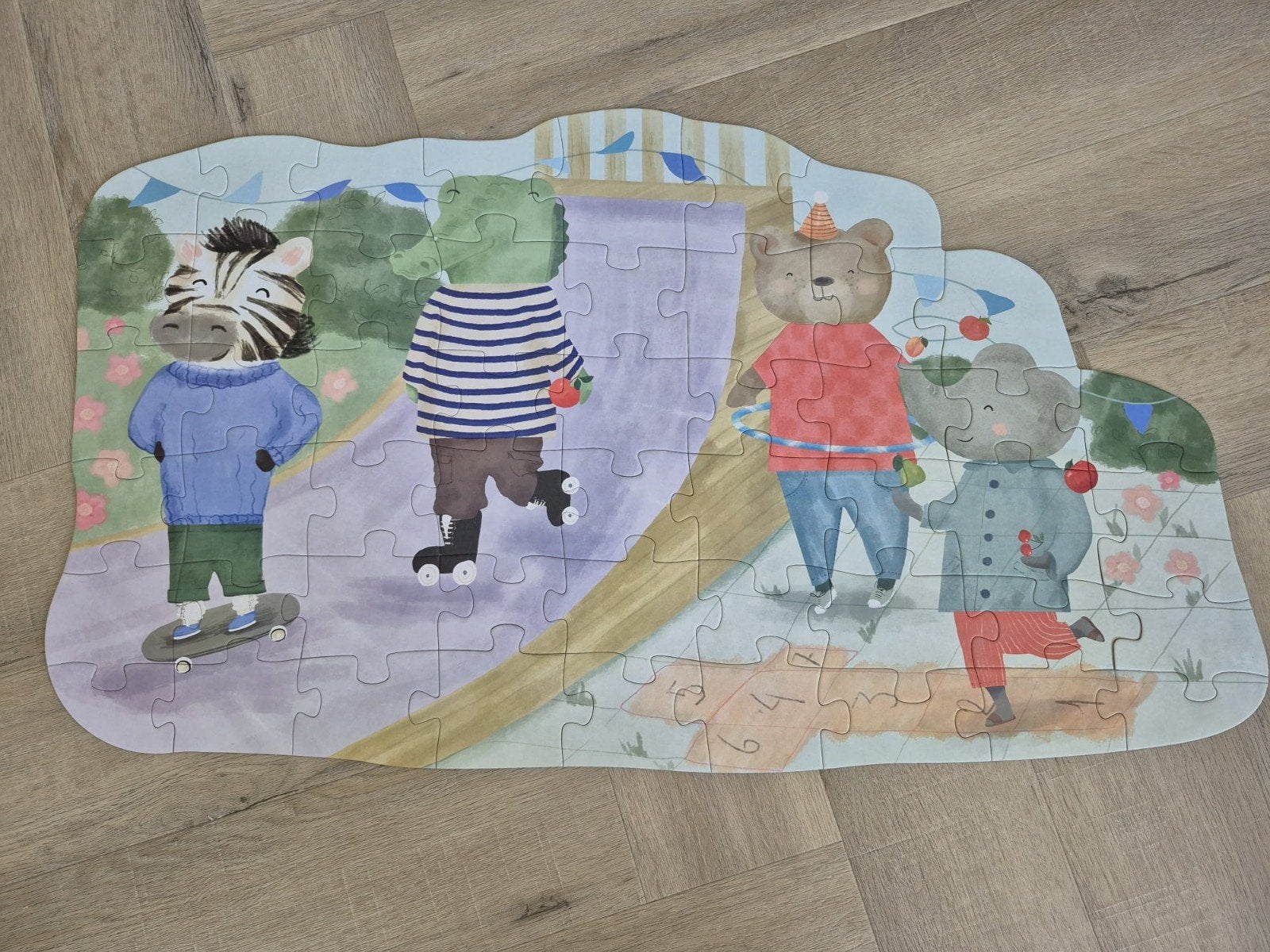 Søstrene Grene jumbo vloerpuzzel 51 stukjes puzzel, Ophalen, Meer dan 50 stukjes, Zo goed als nieuw, 4 tot 6 jaar