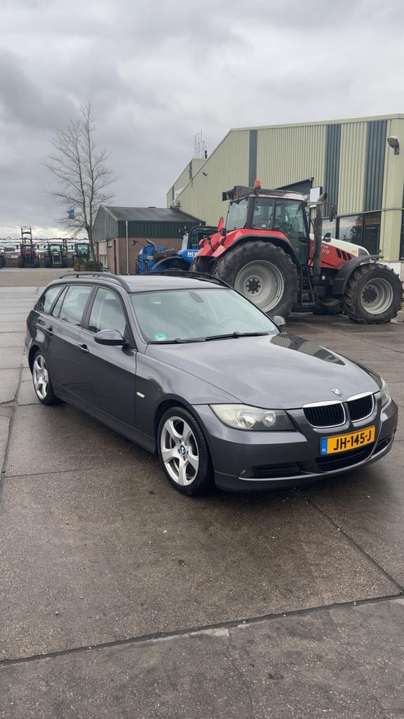BMW 3-Serie 2.0 I 320 Touring 125KW 2008 Grijs, Auto's, 1995 cc, Zwart, 4 cilinders, USB