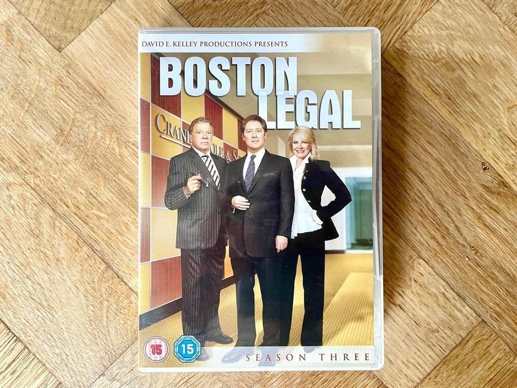 Boston Legal - Seizoen 3 op DVD (nette staat, met ENG), Cd's en Dvd's, Dvd's | Tv en Series, Engels, Drama, Engels, Ophalen of Verzenden