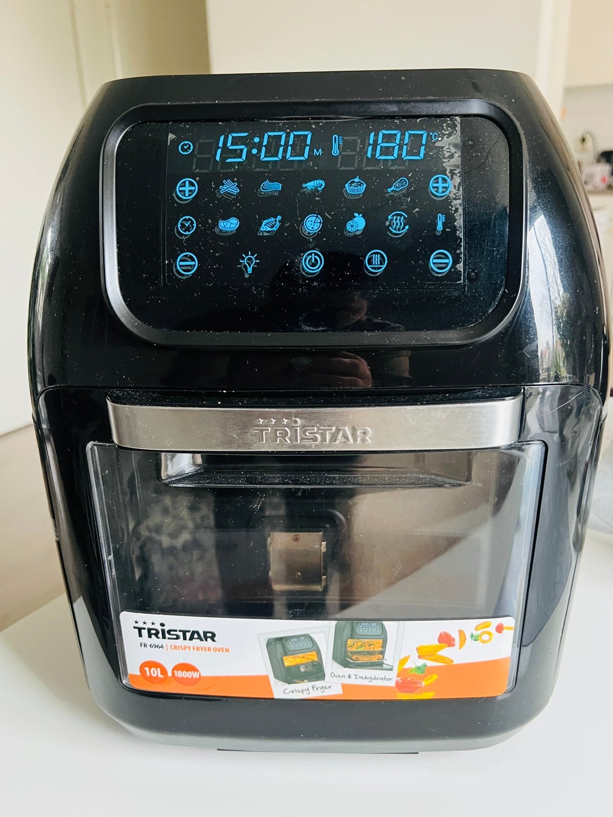 Tristar Oven FR-6964 – 10L – 1800W, Ophalen, Zo goed als nieuw, Airfryer