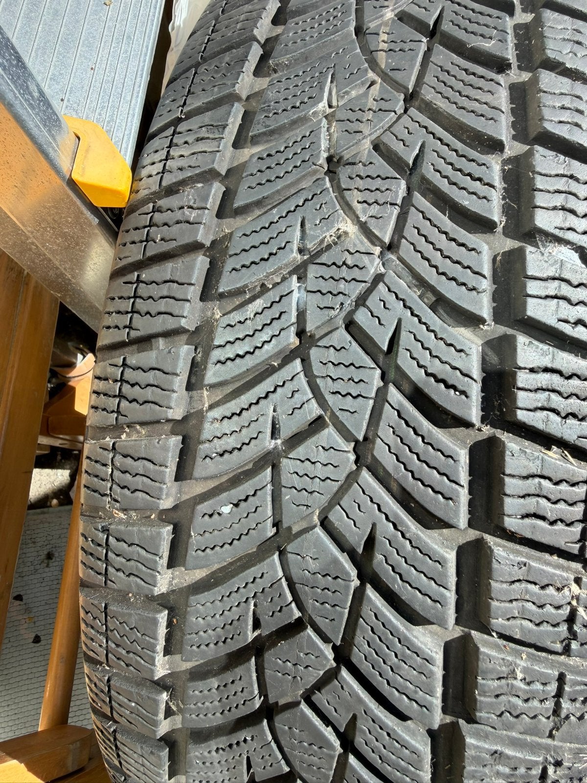 goodyear banden maat 215/60R17, Ophalen, Gebruikt, 17 inch, All Season
