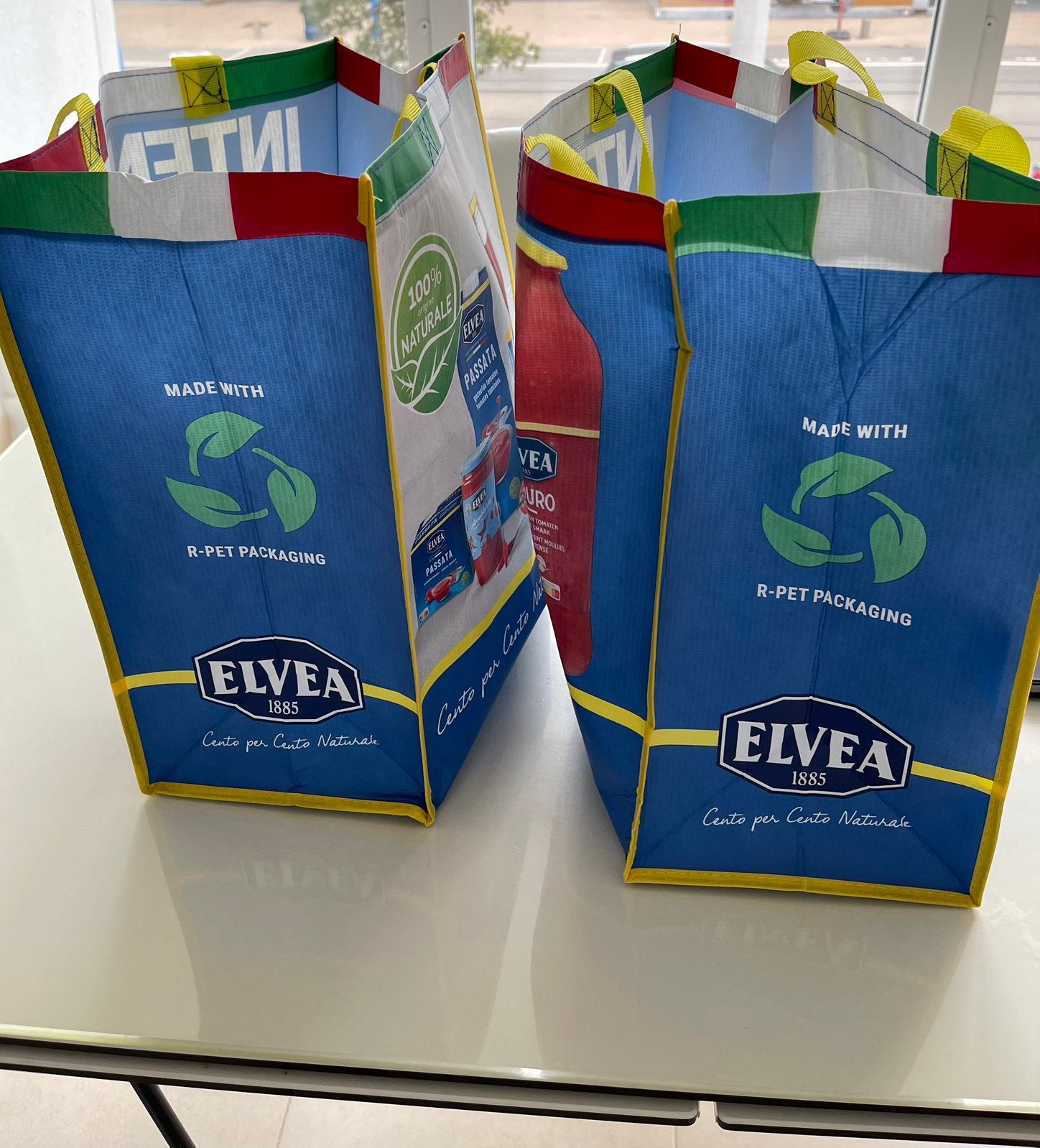 SET VAN 2: Nieuwe Elvea Big Shoppers – Ultra-Stevig & Ruim, Ophalen of Verzenden, Nieuw