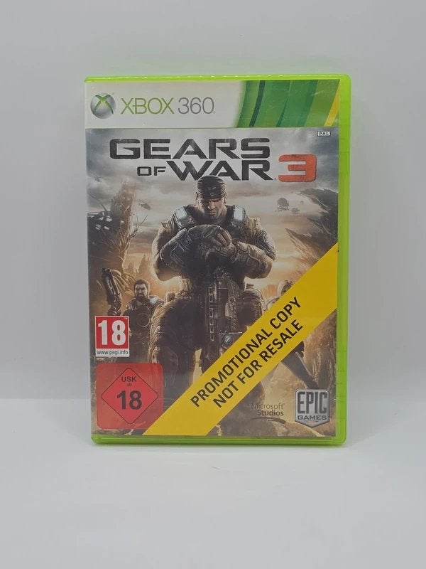 Gears of War 3 Xbox 360 Promo CD, Microsoft Corporation One Microsoft Way Redmond, WA 98052-6399 United States of America (Verenigde Staten) 📞 Telefoon: +1 425-882-8080 support@microsoft.com