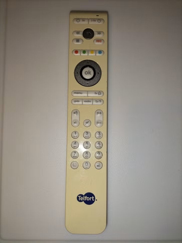 Originele Telfort afstandsbediening voor interactieve tv, Ophalen of Verzenden, Origineel, Tv