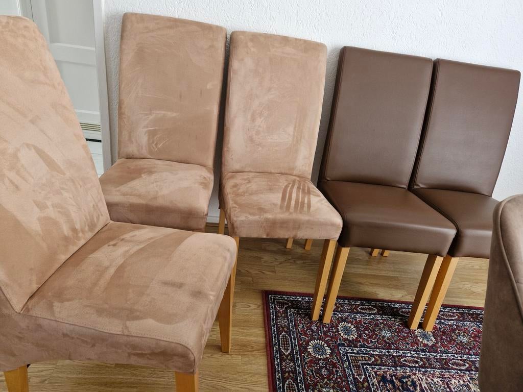 5x stoellen te koop , geen beschadigingen, mag ook los per s, Ophalen of Verzenden, Zo goed als nieuw, Vijf, Zes of meer stoelen