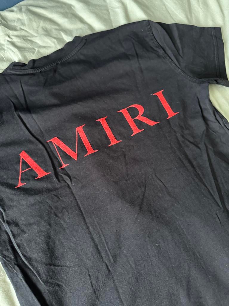 Amiri T-shirt zwart maat m, Ophalen of Verzenden, Gedragen, Maat 48/50 (M), Zwart