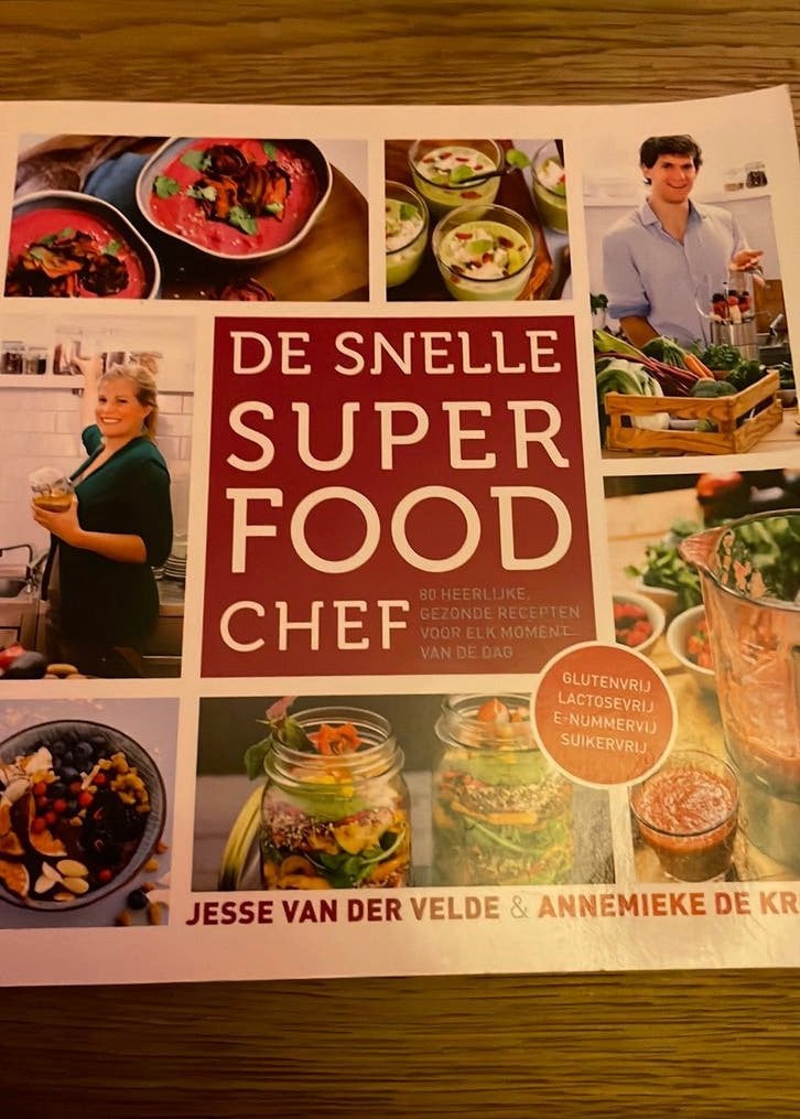 Annemieke de Kroon - De snelle superfood chef, Ophalen of Verzenden, Zo goed als nieuw, Annemieke de Kroon; Jesse van der Velde