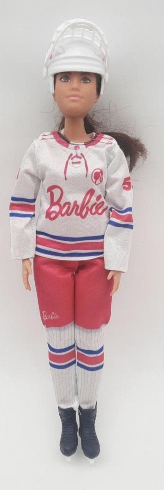 Barbie IJshockey speelster, Ophalen of Verzenden, Zo goed als nieuw, Barbie