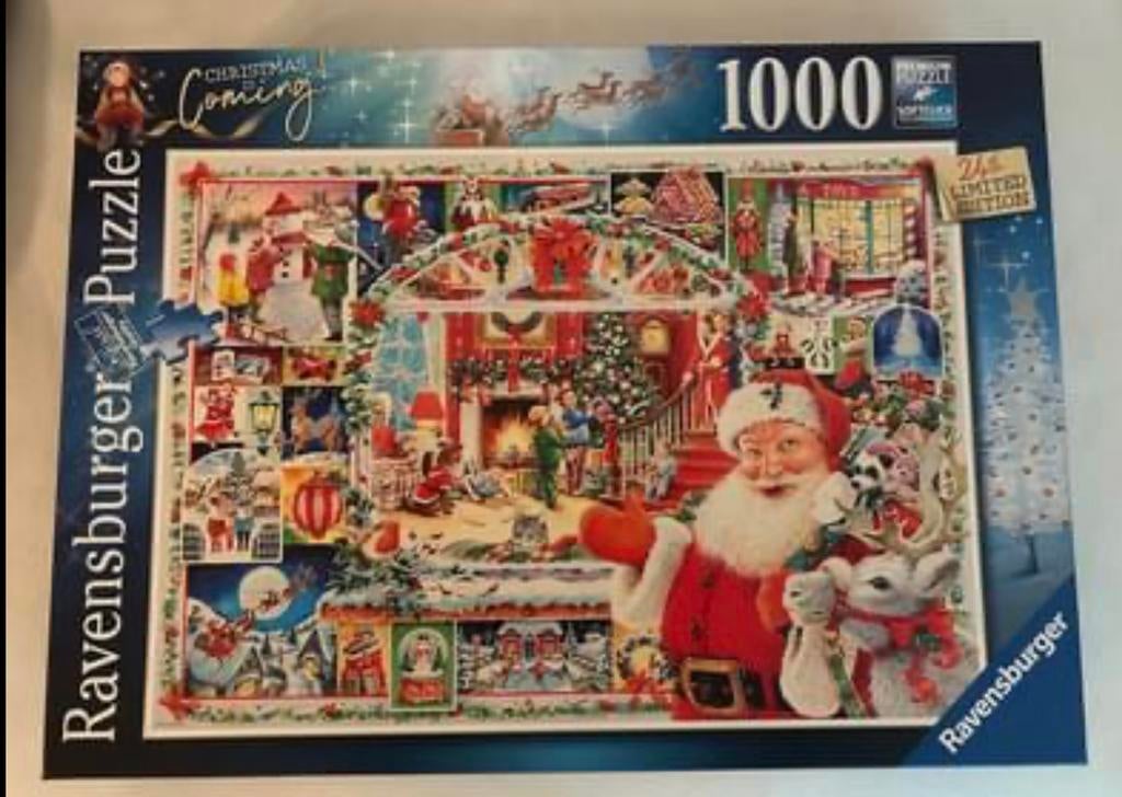 Ravenaburger kerst puzzel, Ophalen, 500 t/m 1500 stukjes, Zo goed als nieuw
