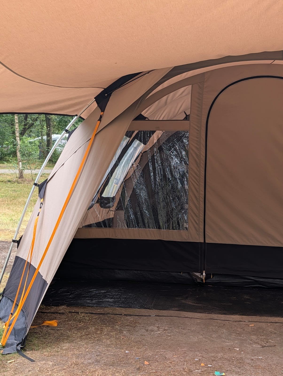 Tunneltent Redwood birch 440 - 6 persoons, Caravans en Kamperen, Ophalen, Gebruikt, Tot en met 6