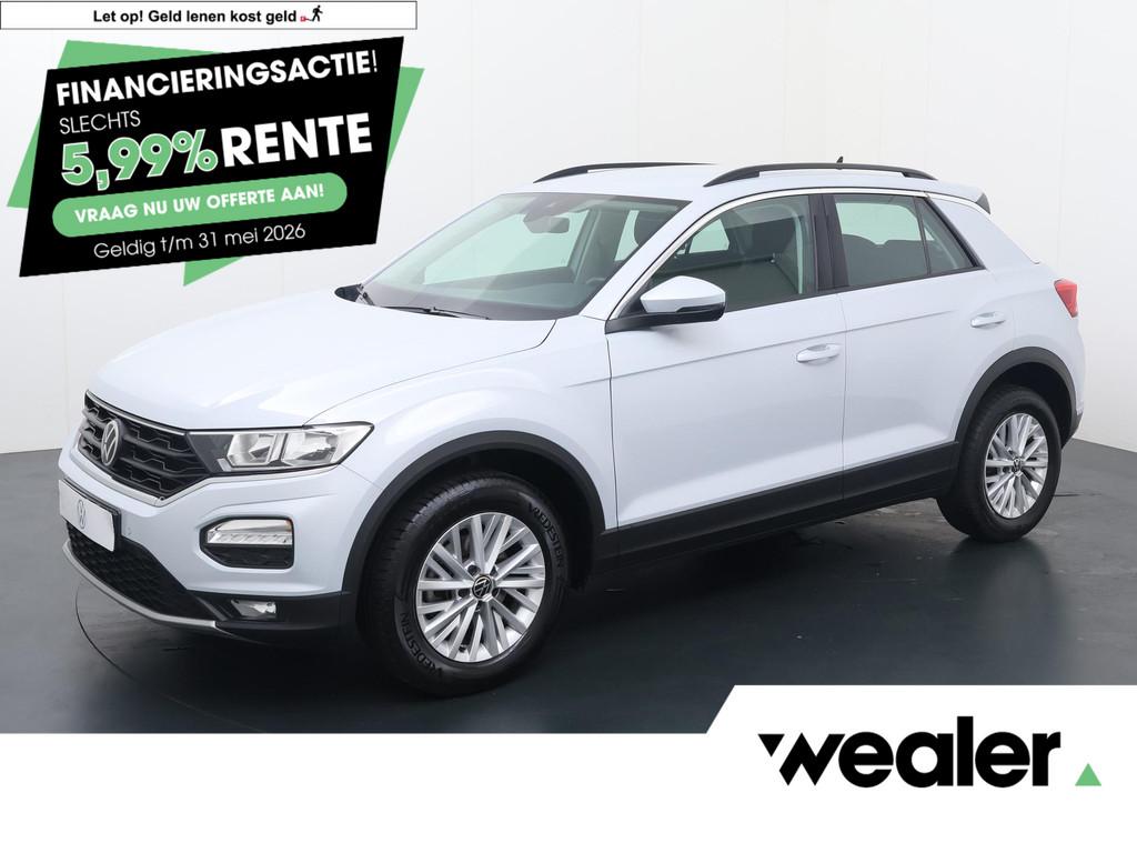 Volkswagen T-Roc 1.0 TSI Style | 110 PK | Achteruitrijcamera, 12 maanden, Stof, Gebruikt, Wit