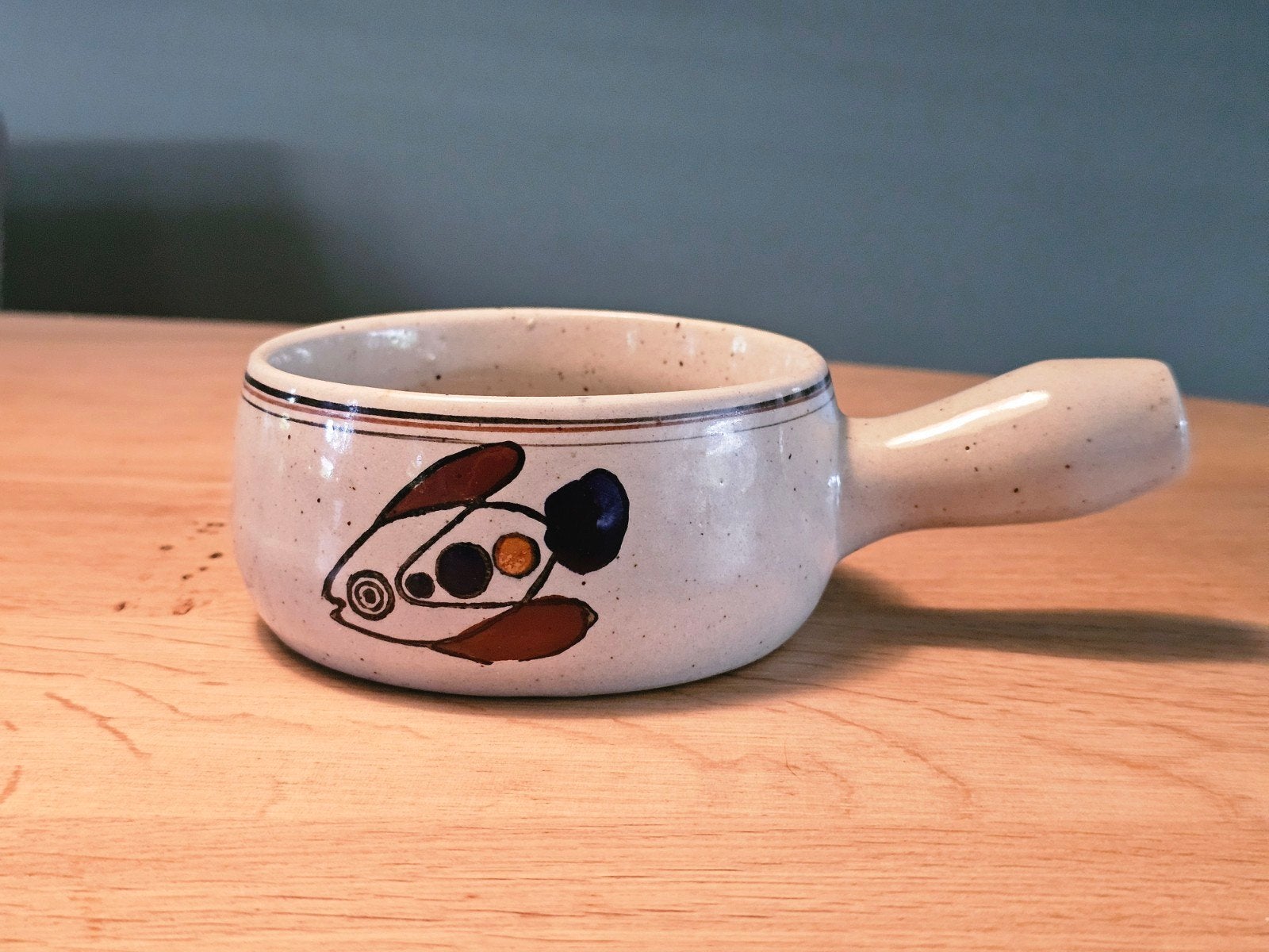 Foto 3 van Vintage Soepkommen Met Handvat - Uniek Design