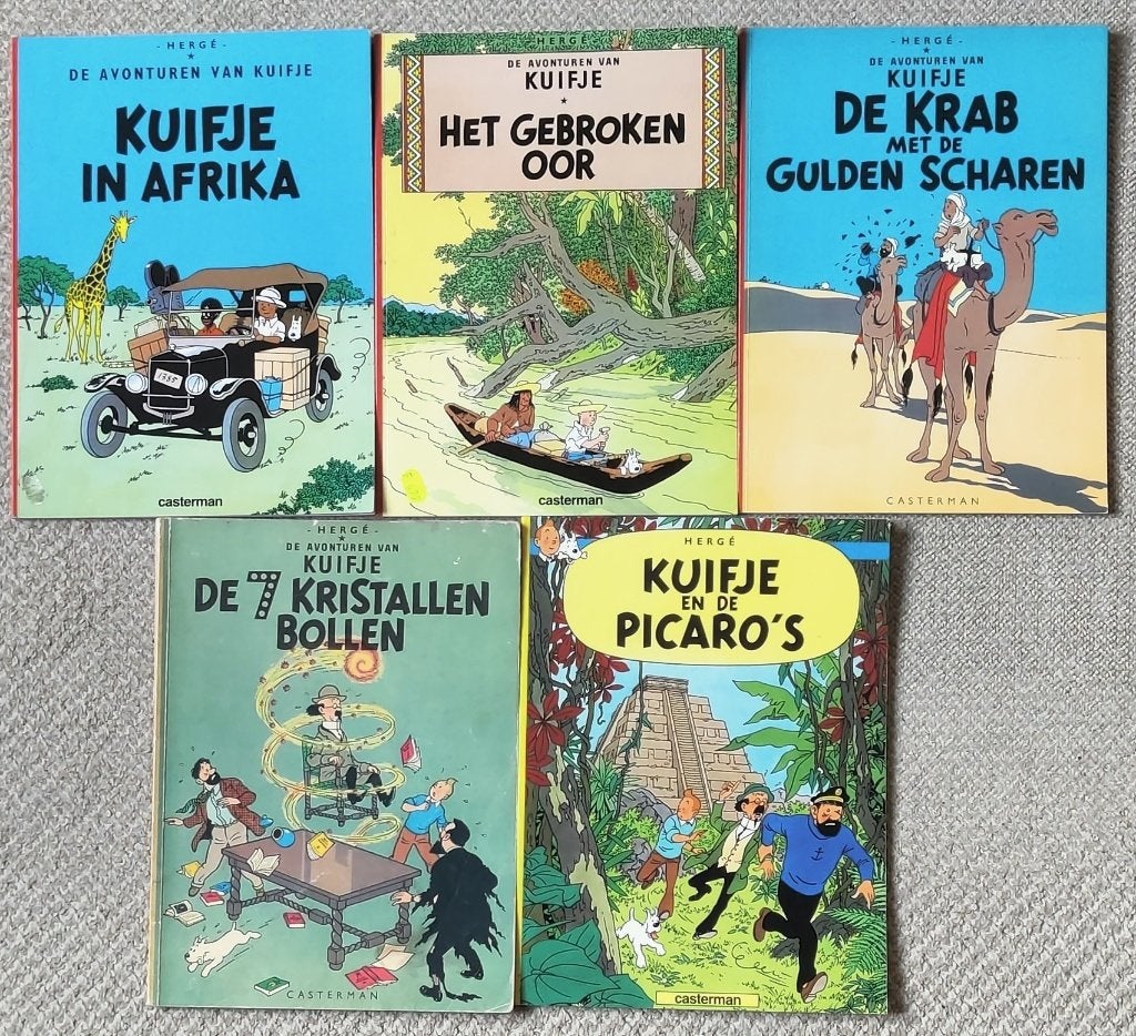 5  KUIFJE albums OOK LOS TE KOOP, Boeken, Meerdere stripboeken, Ophalen of Verzenden, Nieuw