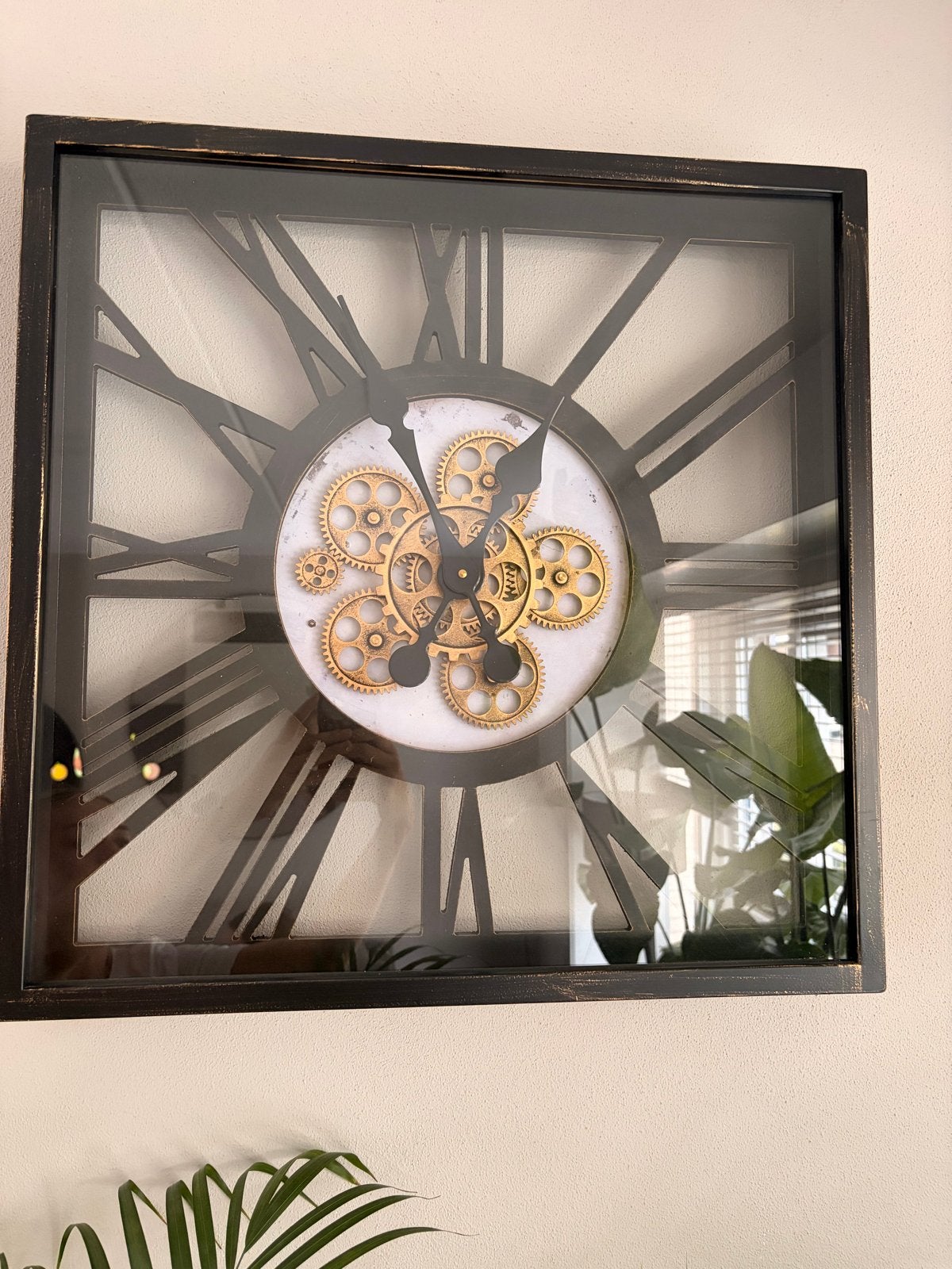 Wandklok met Zichtbaar Uurwerk, Ophalen, Wandklok, Analoog, Zo goed als nieuw
