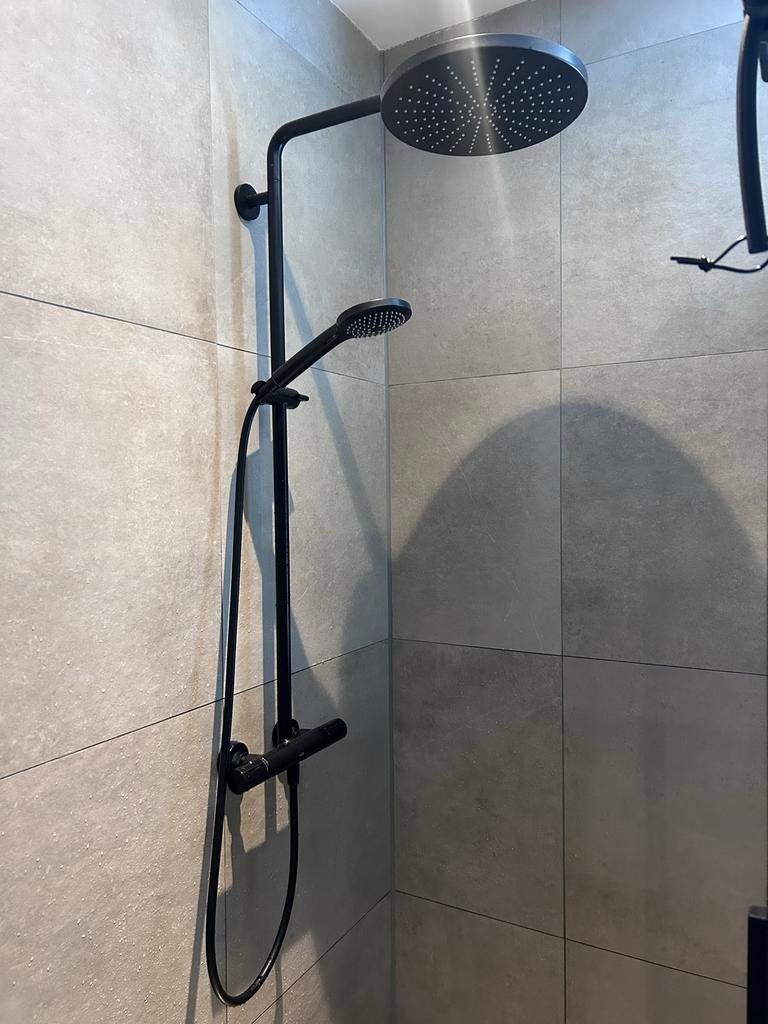 Douche set Blaufloss Nola - mat zwart NIEUW IN DOOS, Doe-het-zelf en Verbouw, Sanitair, Nieuw, Douche, Rvs, Ophalen of Verzenden