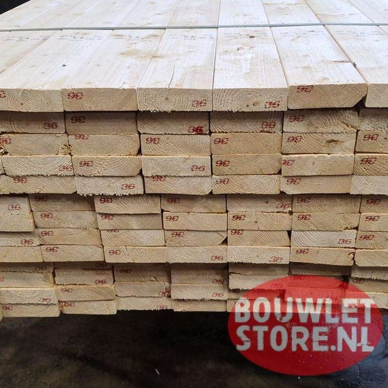Vuren balken SLS | vurenhout balken | balk CLS | 38x120 mm, Doe-het-zelf en Verbouw, Hout en Planken, 25 tot 50 mm, Nieuw, Ophalen of Verzenden