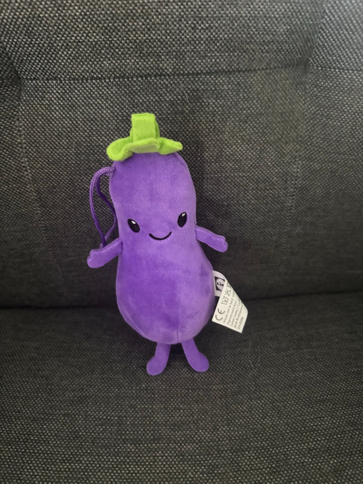 Aubergine Knuffel, Paars, Overige typen, Nieuw, Ophalen of Verzenden