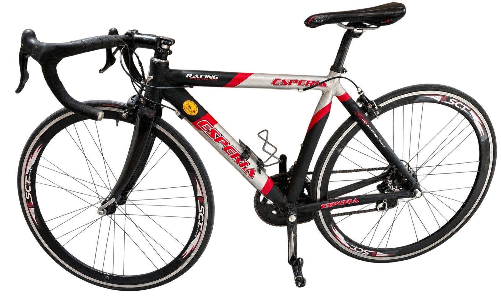 Racefiets Esperia Racing 5100 - left shifter defect, Fietsen en Brommers, 28 inch, Gebruikt, Velgrem, Aluminium