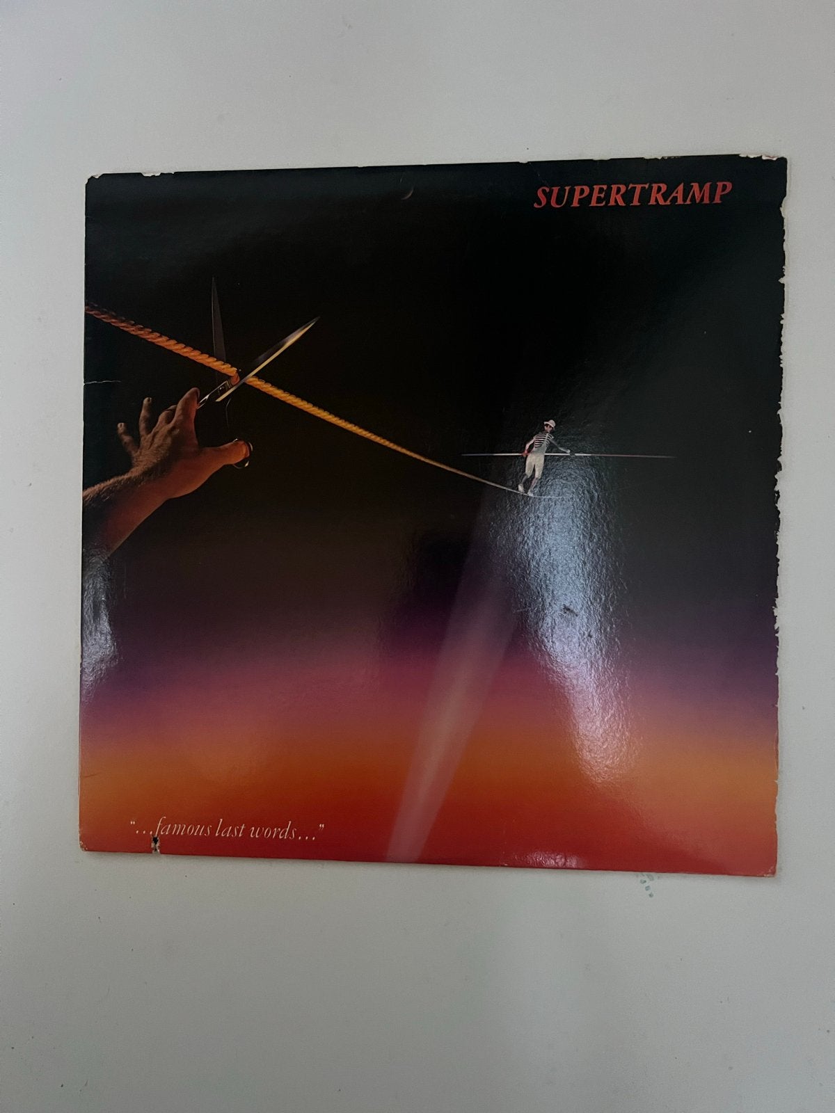 Supertramp - "...famous last words..." LP Vinyl, LP, Gebruikt, Pop, Ophalen of Verzenden