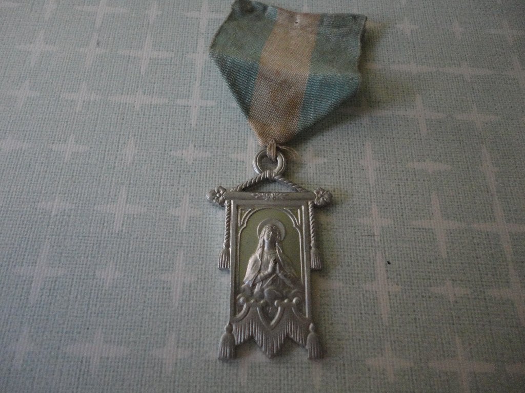 Franse religieuze medaille, Brancardier-Pelerinage Lourdes, Verzenden, Overige materialen, Buitenland