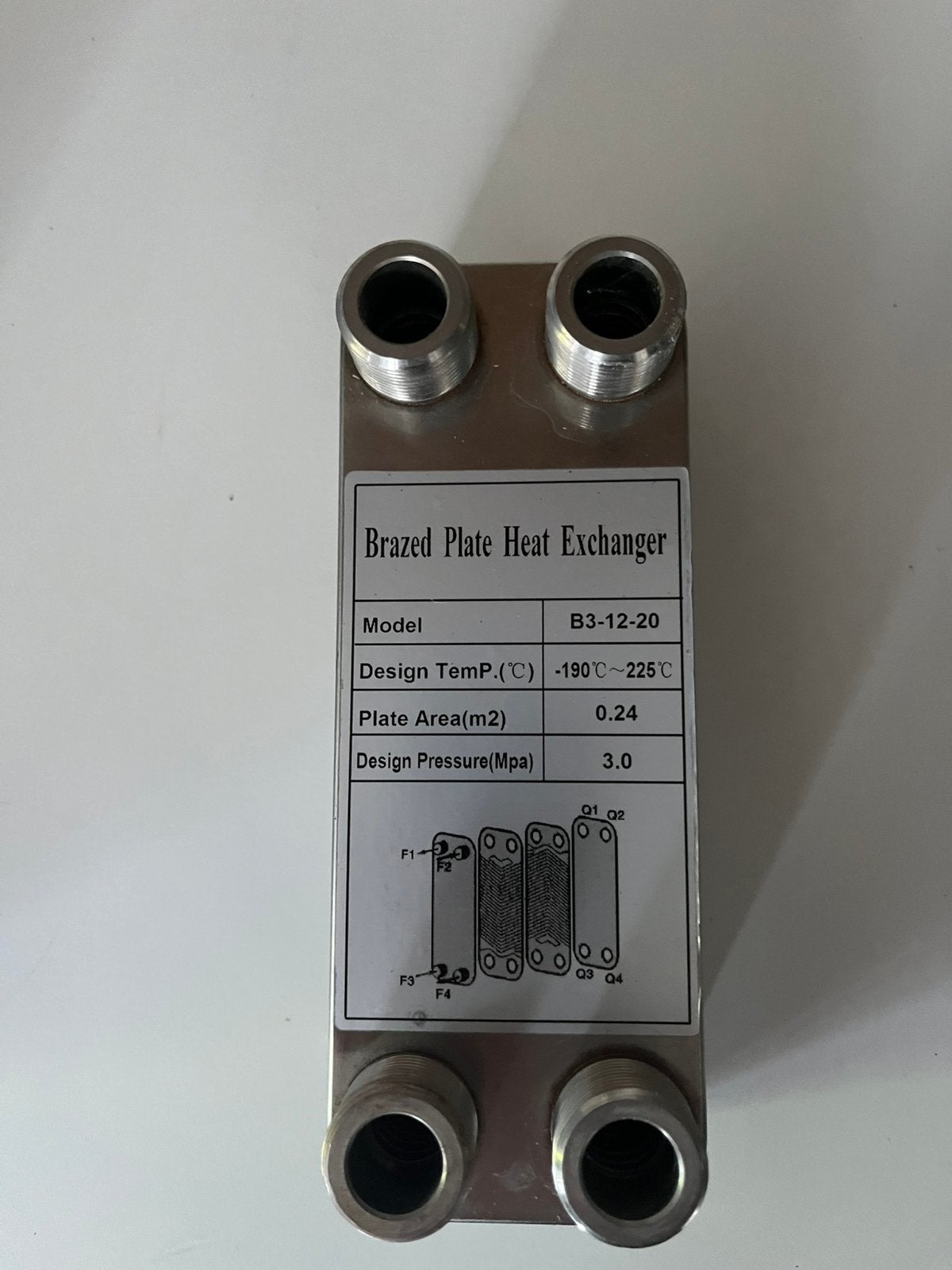 Warmtewisselaar/brazed plate heat exchanger, Ophalen, Gebruikt
