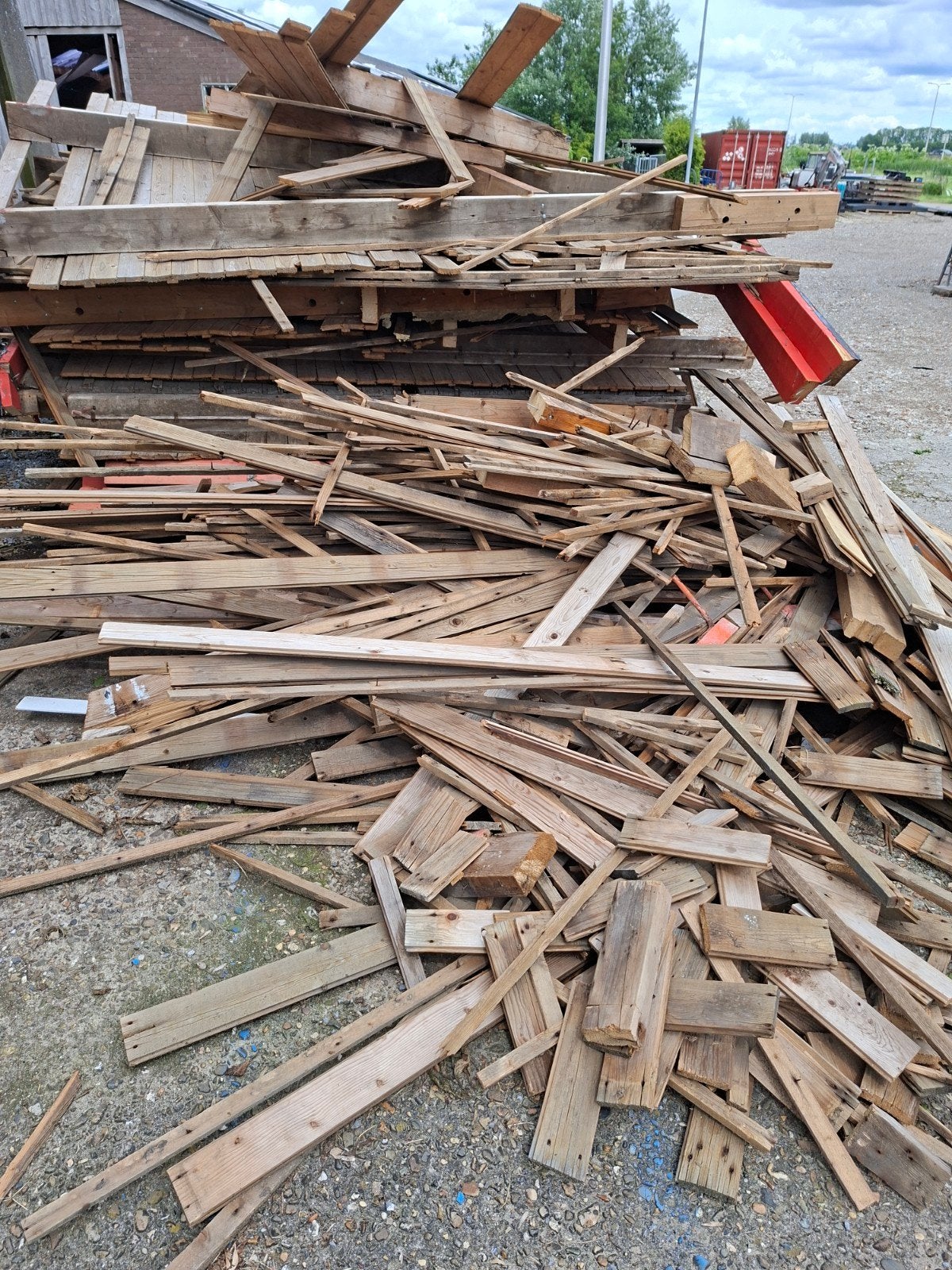 Gratis af te halen ophaardhout - klaar voor de winter, Tuin en Terras, Haardhout, Ophalen of Verzenden