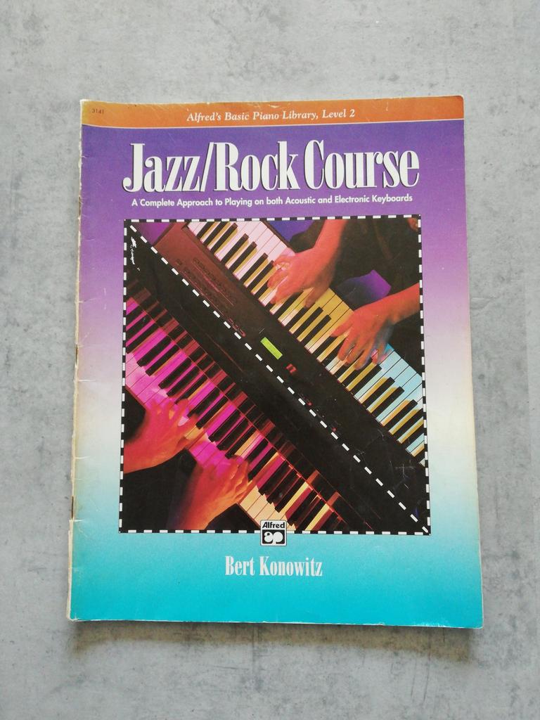 Alfred's basic piano library Jazz rock course, deel 2, Gebruikt, Les of Cursus, Ophalen of Verzenden, Piano