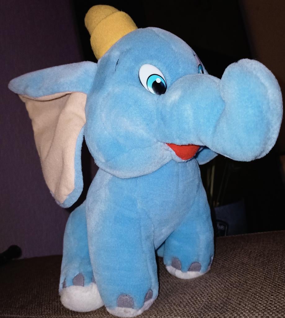 Vintage dumbo, dombo, olifant disney., Overige merken, Disney, Blauw, Ophalen of Verzenden