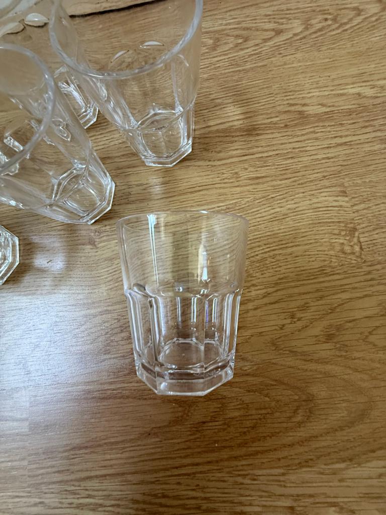 Human nature camping water/wijnglazen, Ophalen of Verzenden, Zo goed als nieuw