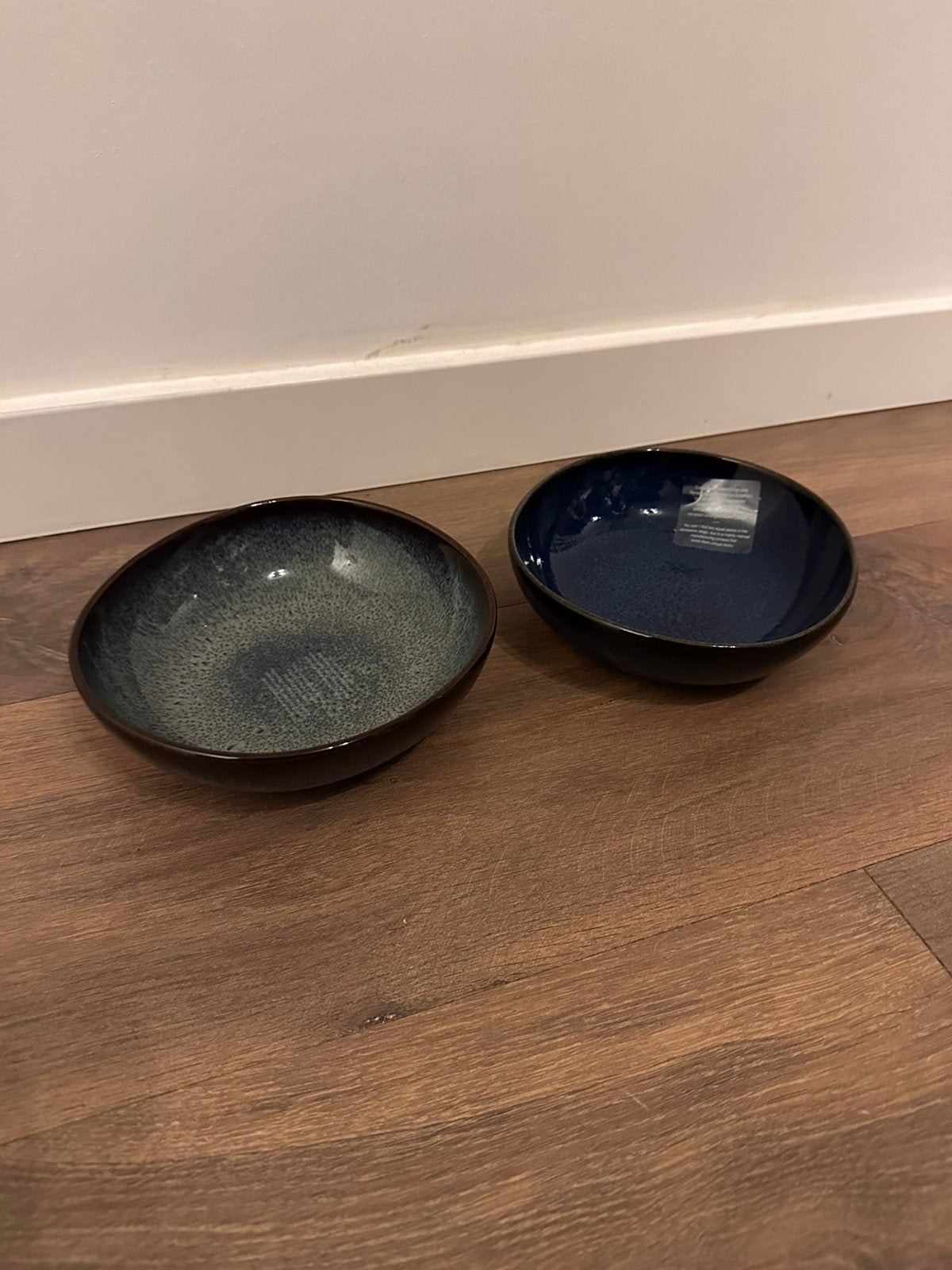 NIEUW! 2x Villeroy & boch like / lave blue + gris schaaltje, Villeroy & Boch, Nieuw, Ophalen of Verzenden, Kom(men)